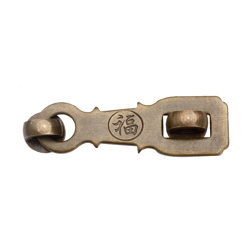 Furniture Hardware Bolts - FU Möbeltür Messing Haspe Schrankschloss Schnalle