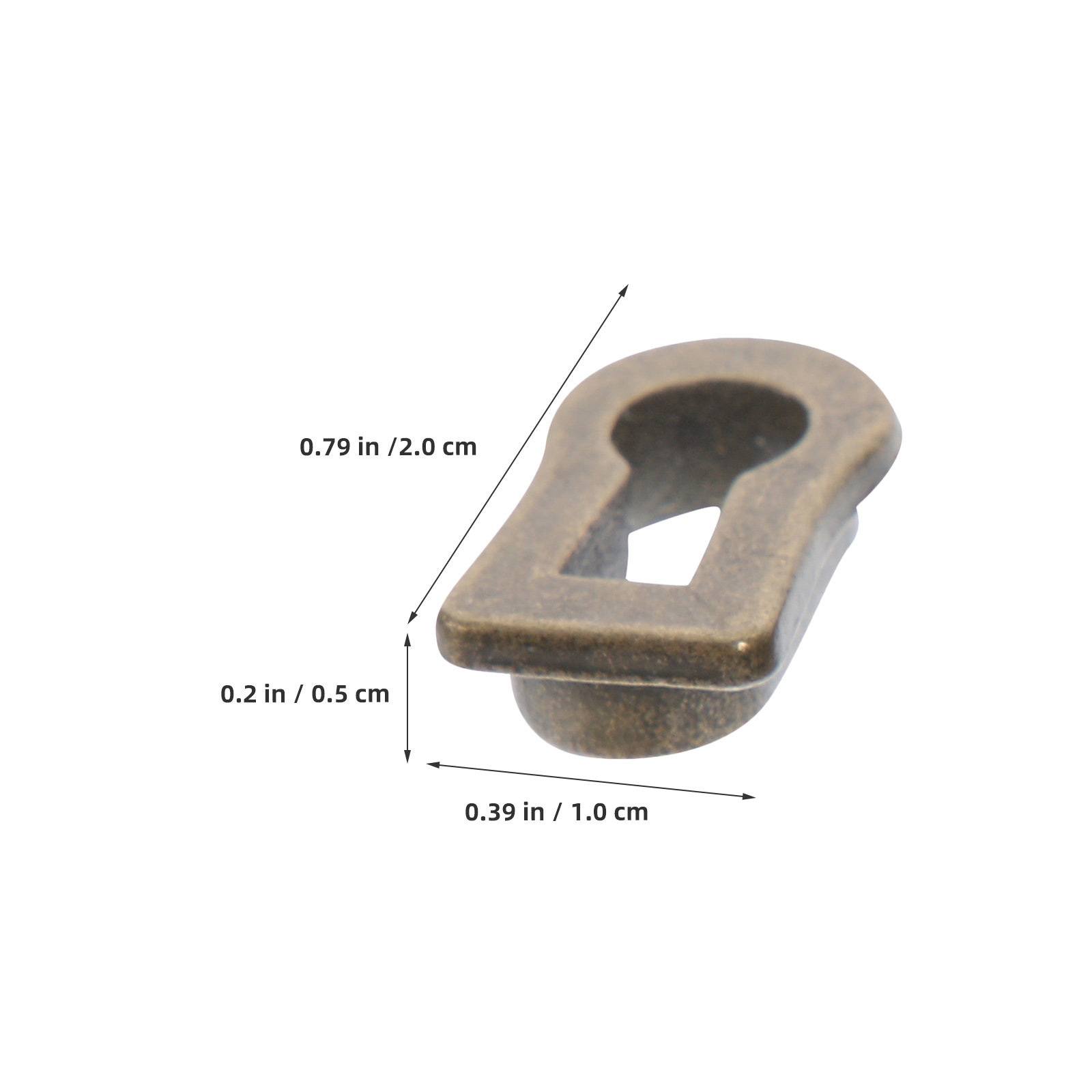 12 Stück ovale Schlüsselloch-A – Furniture Hardware Bolts Bewertung und Preis