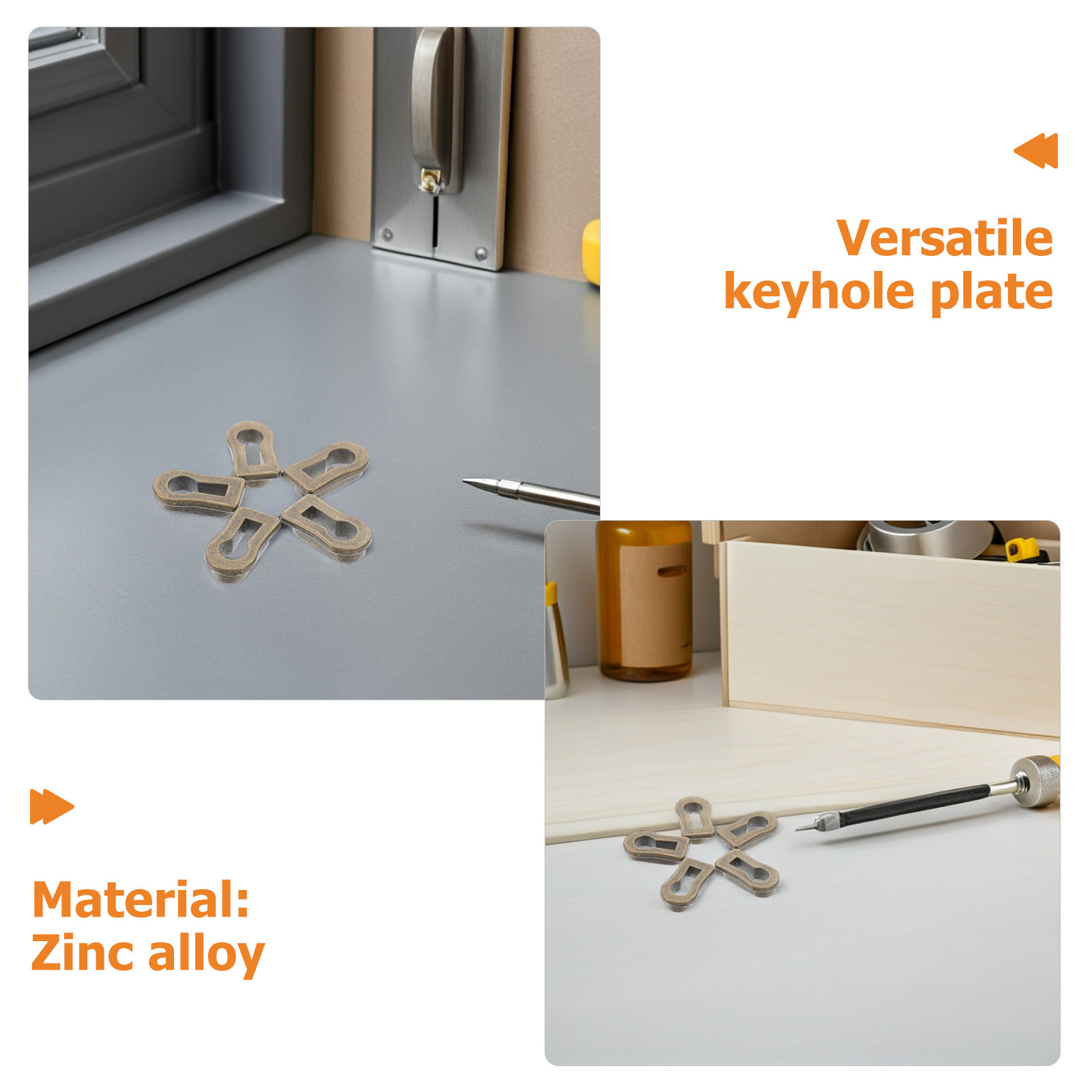 12 Stück ovale Schlüsselloch-A – Furniture Hardware Bolts Bewertung und Preis