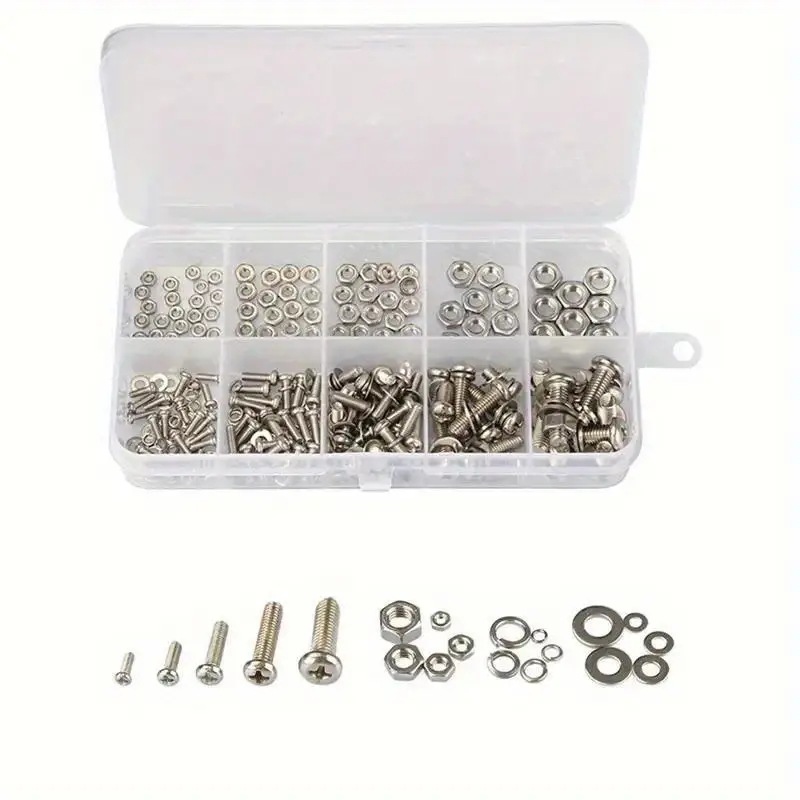 320-teiliges Sechskantmuttern- – Furniture Hardware Bolts Bewertung und Preis