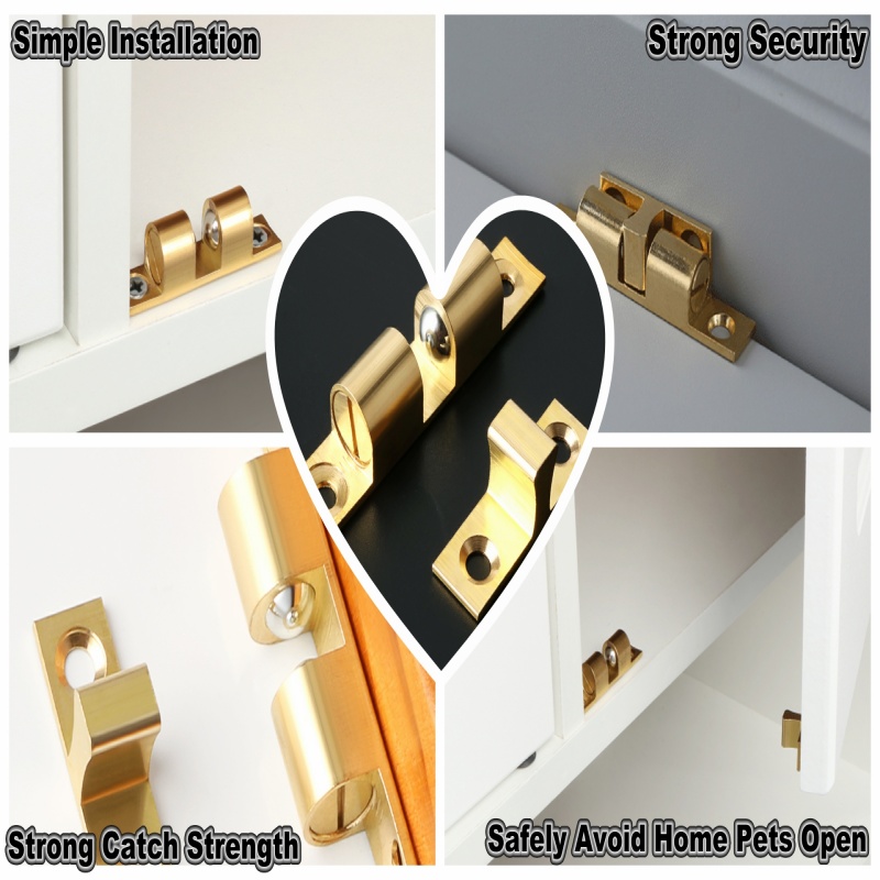 3/6 Stück Schranktür-Kugelschn – Furniture Hardware Bolts Bewertung und Preis