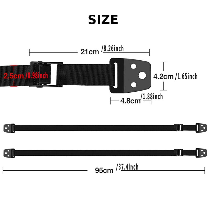 2er-Pack verstellbare TV-Siche – Furniture Hardware Bolts Bewertung und Preis